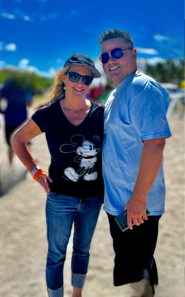 a couple at the SoBe Seafood Fest
